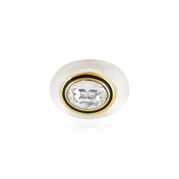 Isharya Clear Core Resin Ring Rings 6