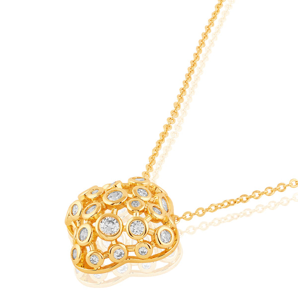 Isharya Coroa Pendant Necklace Necklace