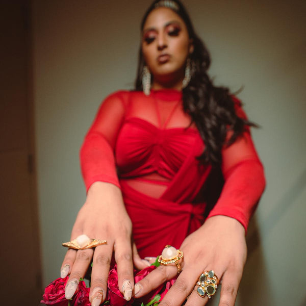 Isharya Cox Pearl Ring Rings 5