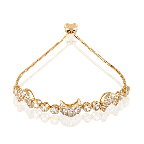 Isharya Crescent Moon Bolo Bracelet Bracelets