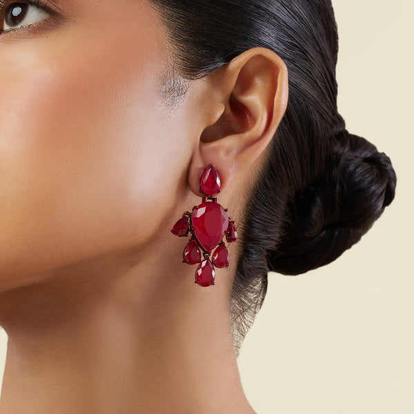isharya Crimson Luxe Dangler Earrings Earrings