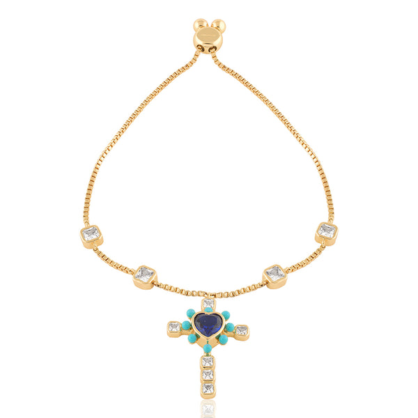 Isharya Cross My Heart Bracelet Bracelets