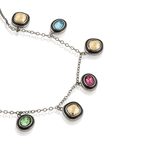 Isharya Dark Sea Charm Necklace Necklaces