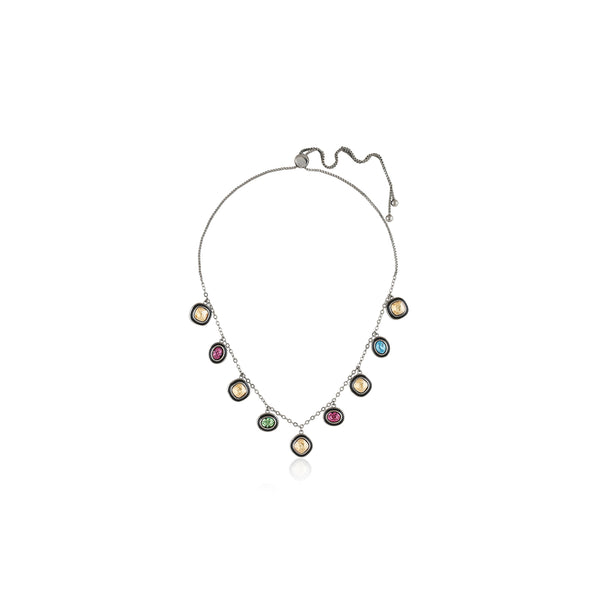 Isharya Dark Sea Charm Necklace Necklaces