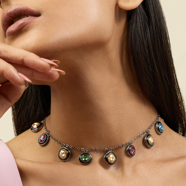 isharya Dark Sea Charm Necklace Necklaces