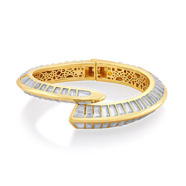 Isharya Dazzle Mirror Snake Cuff Cuff M