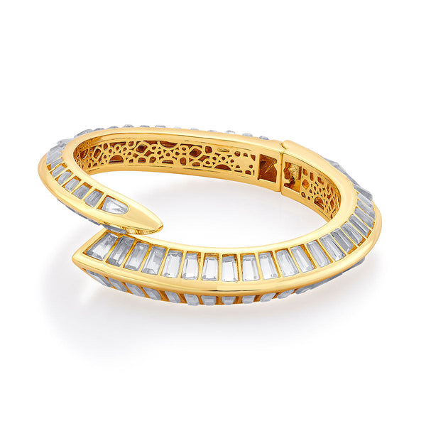 Isharya Dazzle Mirror Snake Cuff Cuff M