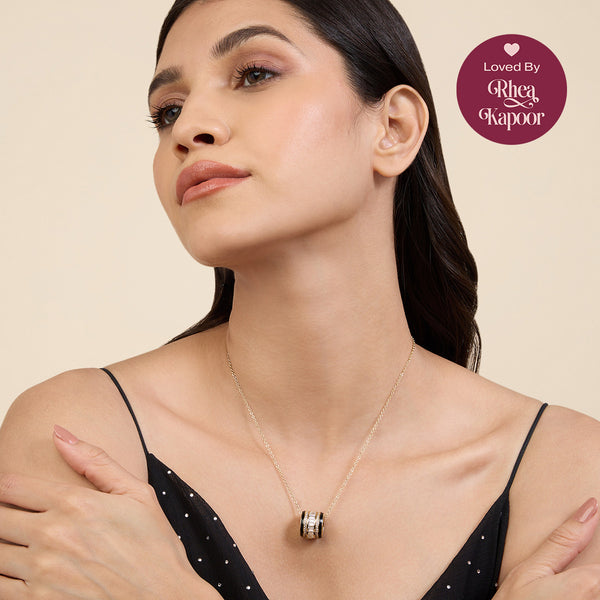 isharya Disco Enamel Necklace Necklaces