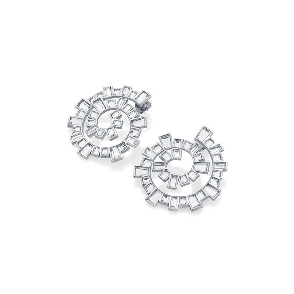 Isharya Disco Mirror Spiral Earring Earrings Gold