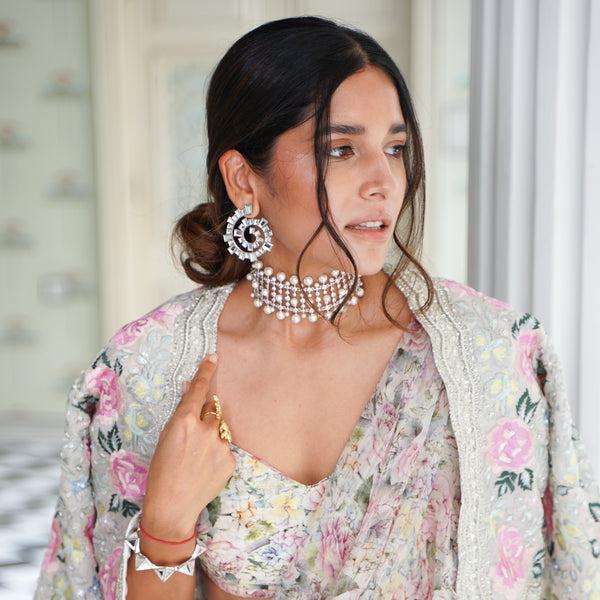 isharya Disco Mirror Spiral Earring Earrings Gold