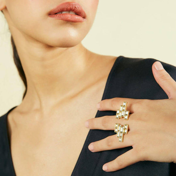 isharya Disco Mirror Wing Ring Rings 5