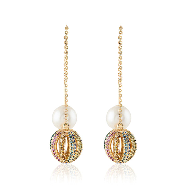 Isharya Disco Needle Thread Earrings Earrings