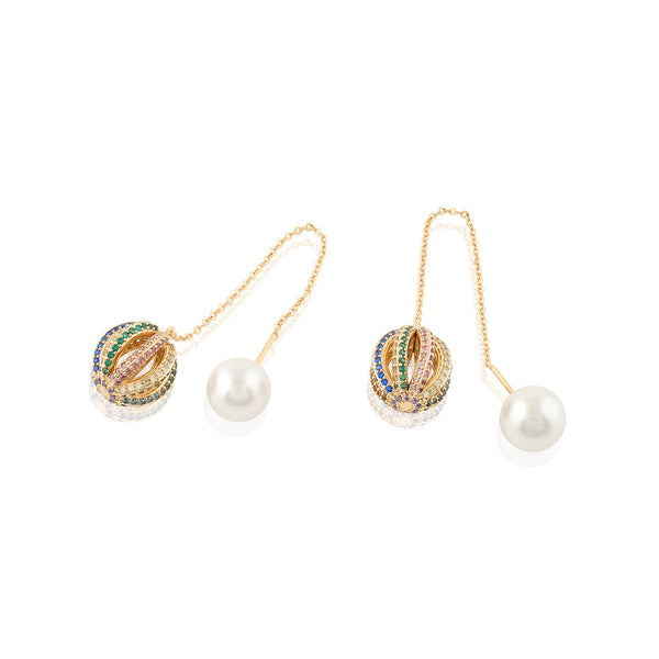 Isharya Disco Needle Thread Earrings Earrings