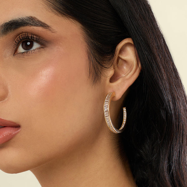 isharya Divine Radiance Hoops Earrings