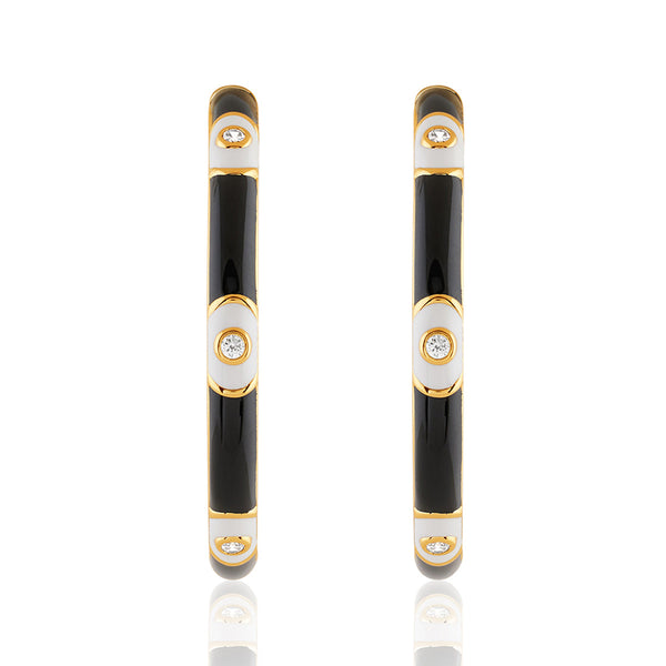 Isharya Eclipse Eye Hoops Earrings