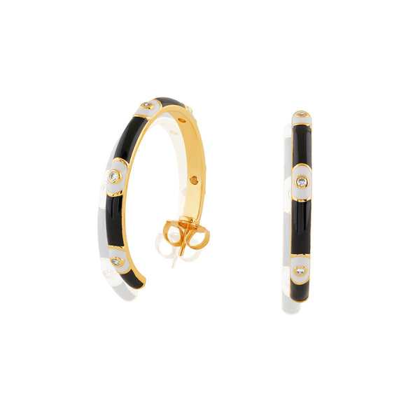 Isharya Eclipse Eye Hoops Earrings