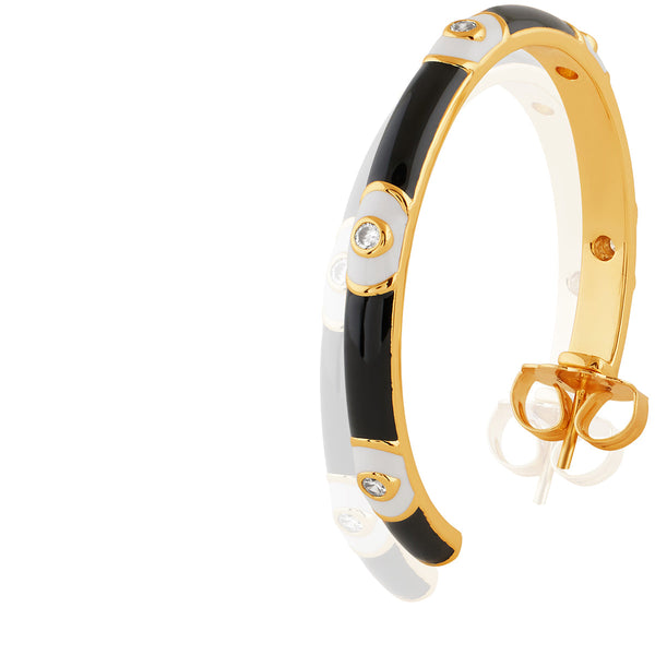 Isharya Eclipse Eye Hoops Earrings