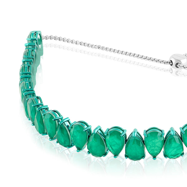 Isharya Elysian Emerald Choker Necklace Necklaces