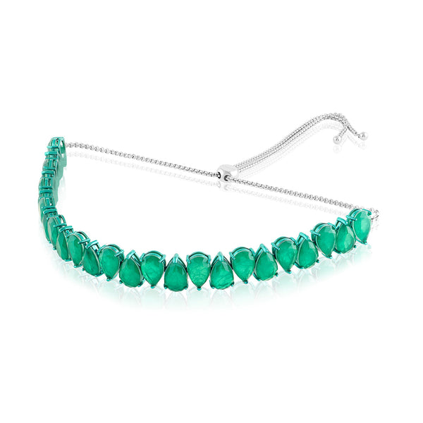 Isharya Elysian Emerald Choker Necklace Necklaces