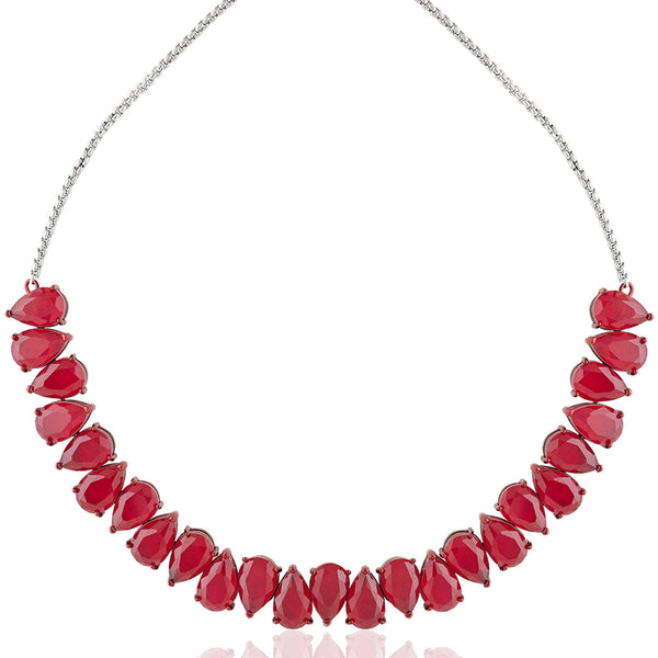 Isharya Elysian Ruby Choker Necklace Necklaces