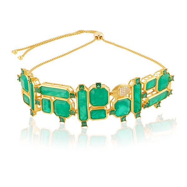 Isharya Emerald Dreams Choker Necklaces