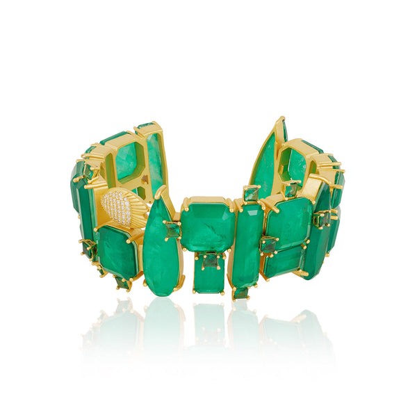 isharya Emerald Dreams Statement Cuff Cuff XS