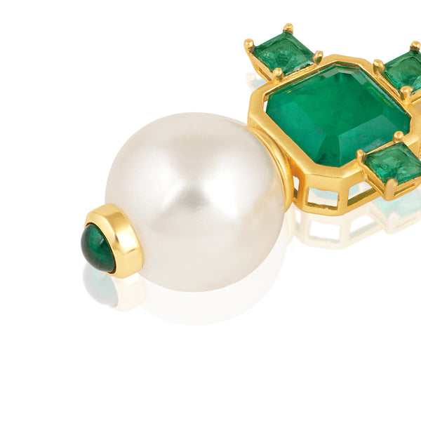 Isharya Emerald Elegance Libra Earrings Earrings