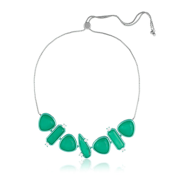 Isharya Emerald Flame Choker Necklaces