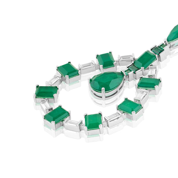Isharya Emerald Luxe Dangler Earrings Earrings