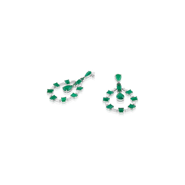 Isharya Emerald Luxe Dangler Earrings Earrings