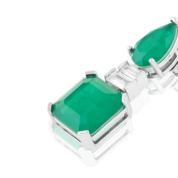 Isharya Emerald Radiance Dangle Earrings Earrings