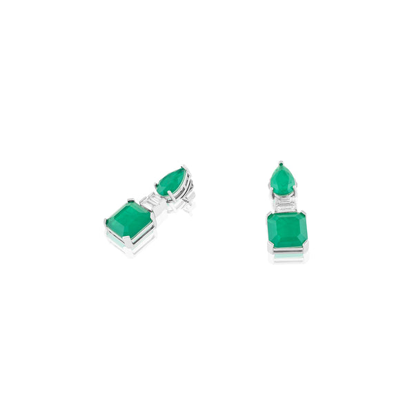 Isharya Emerald Radiance Dangle Earrings Earrings