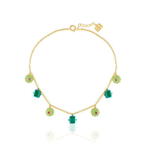 Isharya Enchanted Garden Charm Necklace Necklaces