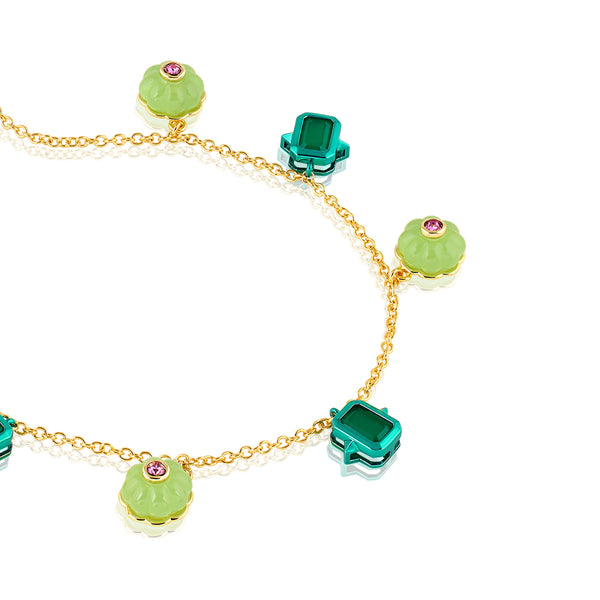 Isharya Enchanted Garden Charm Necklace Necklaces