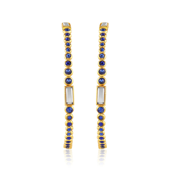 Isharya Equinox Glow Party Hoops Earrings