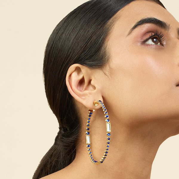 isharya Equinox Glow Party Hoops Earrings