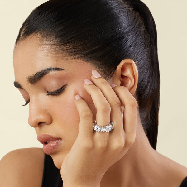 Isharya Eternal Heart Infinity Band Rings 6