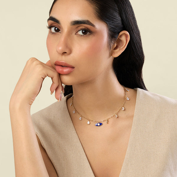 Isharya Evil Eye Energy Necklace Necklaces