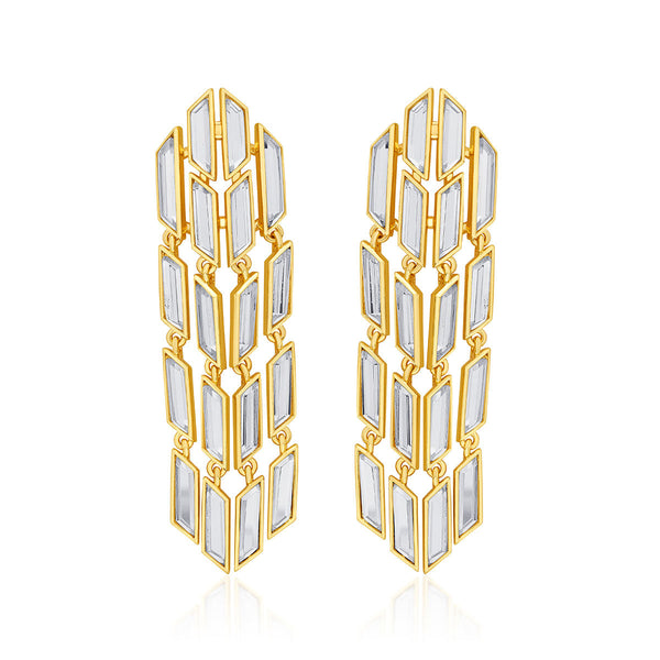 Isharya Flash Mirror Rain Earrings Earrings