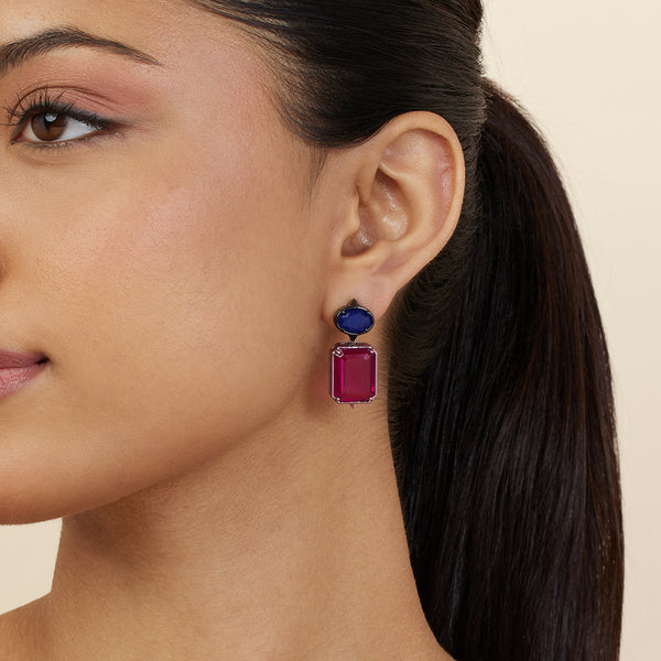 isharya Floral Flame Dangler Earrings Earrings