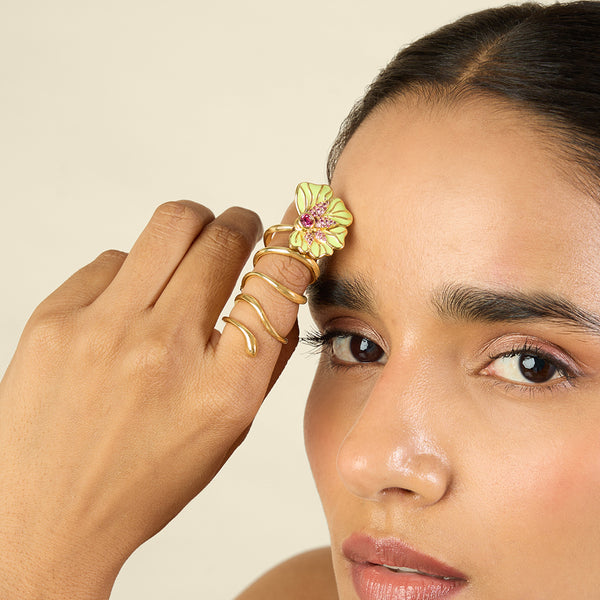 isharya Floral Whimsy Ring Rings 6