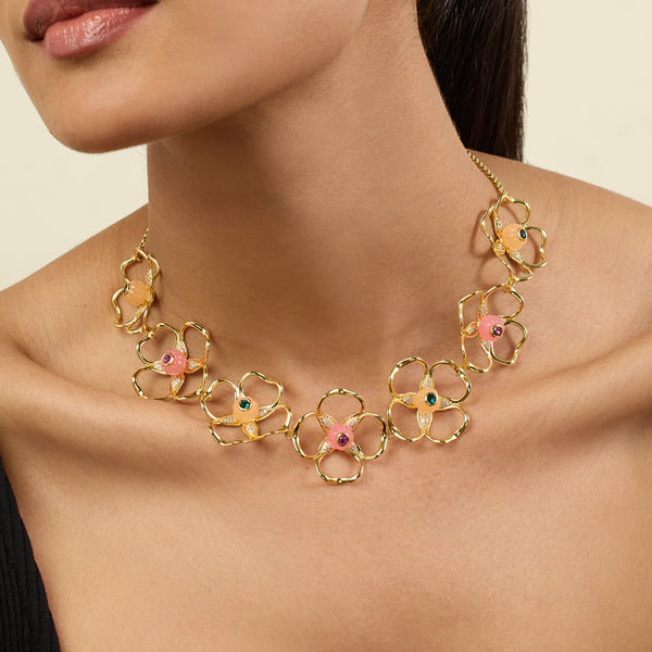 isharya Garden Bloom Choker Necklace Necklaces