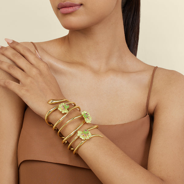 isharya Garden Muse Cuff Bracelets XS