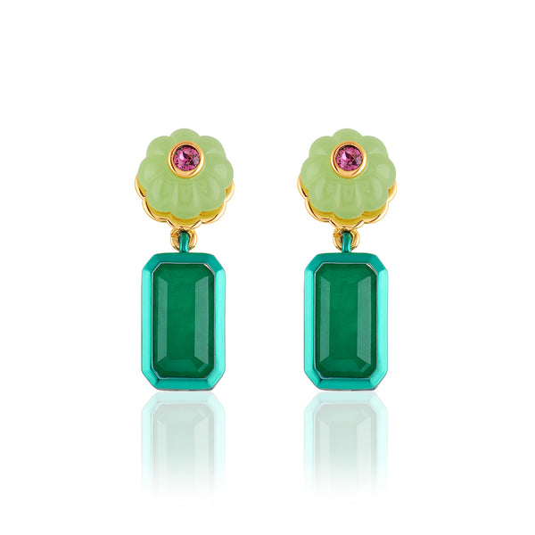 Isharya Garden Muse Statement Earrings Earrings