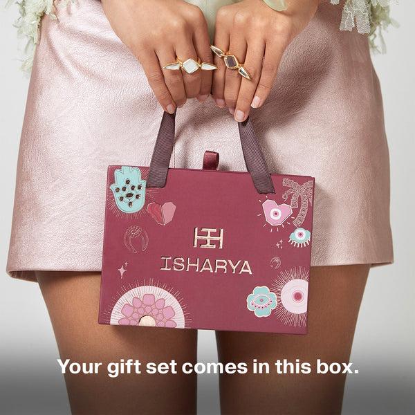 Isharya Gilded Gleam Mirror Set Sets