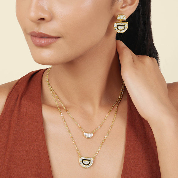 Isharya Gilded Gleam Mirror Set Sets