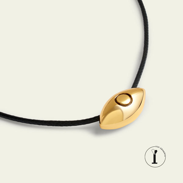 isharya Gold Evil Eye Necklace Necklaces Gold