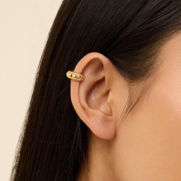 isharya Gold Melon Ear Cuff Earrings