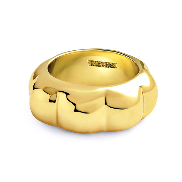 Isharya Gold Melon Ring Rings 5