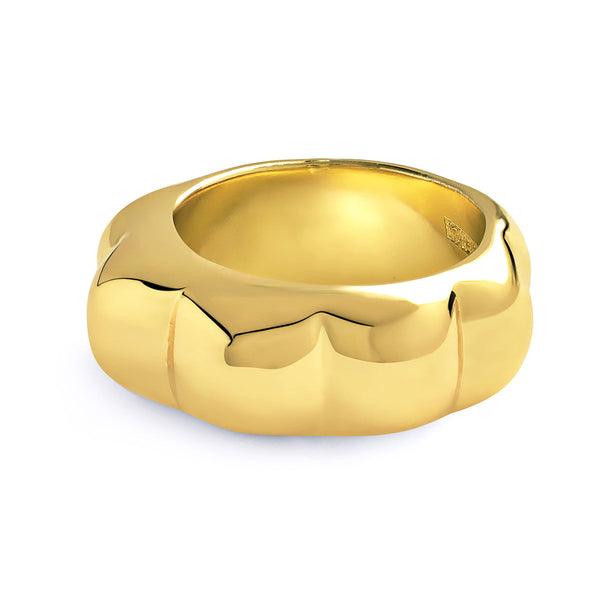 Isharya Gold Melon Ring Rings 5
